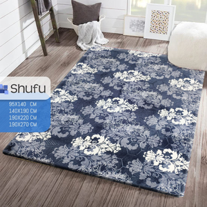 Tapis doux de haute qualité avec un design abstrait moderne respectueux de l'environnement et confortable pour se détendre - Product Image 4