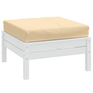 Cojines y almohadas de exterior de fibra de espuma 100% poliéster, color beige melange, cojín para paleta - Product Image 1