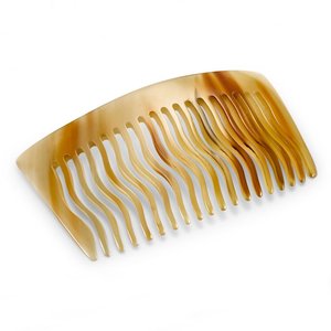 Peines de bolsillo en forma de corazón, hechos a mano, mini peines de cuerno de búfalo, precio directo del proveedor - Product Image 3