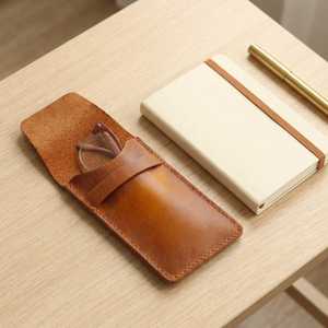 Vintage Full Grain Leather Sunglasses <b>Case</b> Durable Soft Lining <b>Spectacle</b> Protector Bulk Export Quality LGC-0003 - Product Image 1