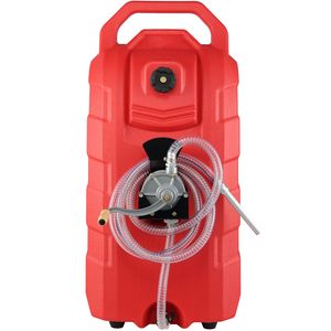 Tanque de Combustible Portátil de 16 Galones con Bomba Manual, Ruedas de Goma, 7.8 L/min, Contenedor de Almacenamiento de Gasolina para Transferencia y Almacenamiento de Combustible en Vehículos - Product Image 1