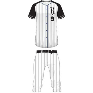 Uniforme de Béisbol Personalizado con Logotipo de Marca Altamente Recomendado, Conjunto de Spandex/Algodón/Fibra de Bambú, Transpirable, Anti-UV, Manga Corta, Tallas Grandes - Product Image 2