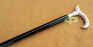 92 cm Extreme Quality Handmade Vintage Style Wooden Foldable <b>Walking</b> <b>Stick</b> / <b>Walking</b> Cane with Designer Derby Handle - Product Image 3