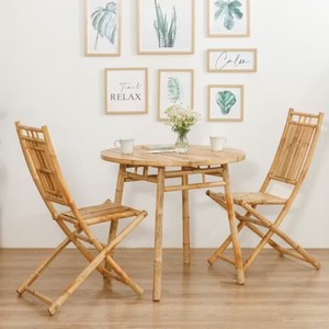 Eco Friendly <b>Bamboo</b> <b>Table</b> Minimalist Design Solid <b>Bamboo</b> Furniture for Dining Room Cafe Hotel Wholesale Custom Size - Product Image 4