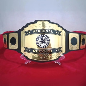 เข็มขัดแชมป์ MMA แบบกำหนดเองสำหรับ OEM |   ดีไซน์เอวสูงแบบปรับแต่งได้ |   โลหะผสมสังกะสี หนังแท้ |   น้ำหนักเบา ความยาว 1.2 เมตร - Product Image 3