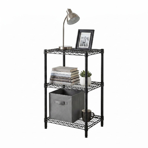 Three Layer Metal Storage <b>Rack</b> With Wheels For Garage Tools Organizer <b>Shelf</b> Multi-Purpose 3 Tier Storage <b>Racks</b> <b>Shelf</b> - Product Image 4