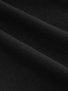 Jean large en maille à sequins pour femme, effet vieilli, transparent, taille haute, coupe ample, style vintage avec strass - Product Image 5