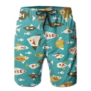 Shorts Casuales de Verano para Hombre, Estampados Florales, Estilo Hawaiano, Impermeables, Ecológicos, Transpirables, de Algodón de Secado Rápido, con Cordón Ajustable - Product Image 4