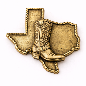 เข็มกลัดโลหะแบบกำหนดเองลายคาวบอยเท็กซัส ของที่ระลึกสำหรับนักท่องเที่ยวในเมืองและชนบท - Product Image 5