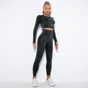 Ensemble de soutien-gorge de sport et leggings pour femmes, vêtements de sport OEM, ensemble de yoga, ensemble de vêtements de sport pour femmes, ensemble de fitness, vêtements de gym - Product Image 1