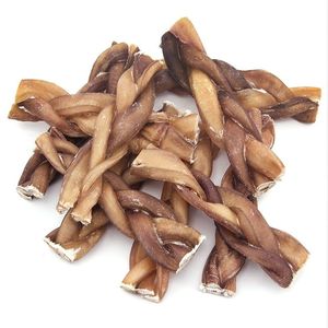Barra de Hueso de Buey Natural Trenzada para Perros - Product Image 6