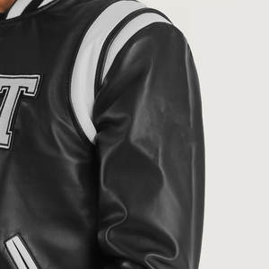 Veste en cuir pour homme, coupe classique, fermeture éclair, look élégant, couleur et taille personnalisées, fabriquée au Pakistan. - Product Image 6