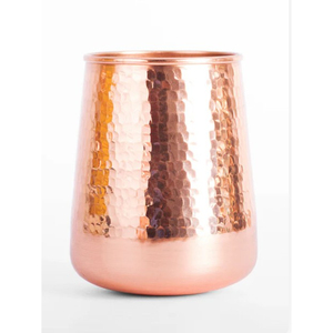 Premium Rose Gold Copper Water Glass Eco-Friendly Artisanal Metal <b>Drinkware</b> for Home Office & Luxury Gifting Sustainable Home - Product Image 6