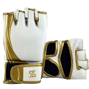 Heavy Duty Custom Made Leather Waterproof MMA <b>Gloves</b> Wholesale Low MOQ Design Your Own Custom Sizes Colors - Product Image 1