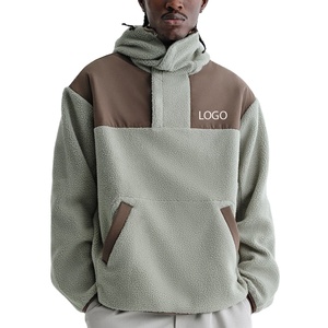 Color Block Men <b>Hoodie</b> With <b>Trendy</b> And High Quality Material With Custom Logo Designing / Stylish And <b>Trendy</b> Streetwear Design - Product Image 1