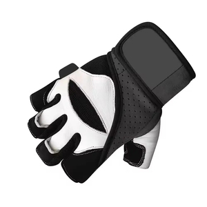 Nuevos Guantes Deportivos de Medio Dedo de Cuero con Estilo para Hombre, Venta al por Mayor, Secado Rápido, Protección UV, MOQ Bajo, Guantes para Fitness al Aire Libre - Product Image 3