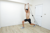 ALLWINWIN DRB07 Bande de Résistance pour Porte - Tube d'Ancre en X pour Exercices et Étirements