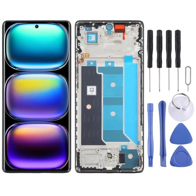 Wholesale for Infinix Hot 50 Pro+ 4G X6880 AMOLED Original LCD Screen With Digitizer Full Assembly with Frame Screen Replacement