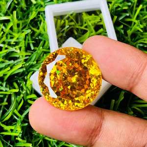 Topacio Amarillo Corte Cojín, Gema de Cuarzo Diseñada para una Claridad Brillante, Resplandor Dorado y un Atractivo de Joyería Fina Atemporal - Product Image 2