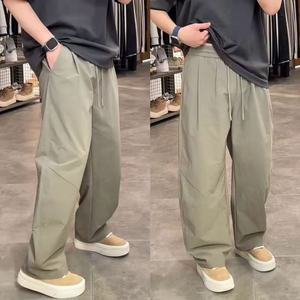 กางเกงคาร์โก้สไตล์ซาฟารีสำหรับผู้ชาย กันน้ำ กันลม ระบายอากาศได้ดี ผ้าฟลีซปักลาย เอวกลาง - Product Image 2