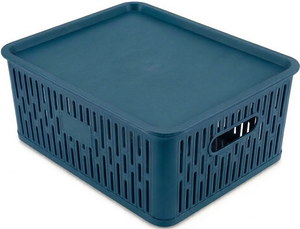 Brick Net Medium <b>Basket</b> With Lid - Product Image 3