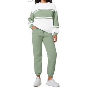 Conjuntos deportivos de última moda para mujer, color personalizado, diferentes tallas, algodón de alta calidad. - Product Image 1