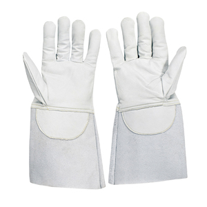 Guantes de Trabajo de Soldadura TIG/MIG de Cuero Vacuno de Primera Calidad, Protección de Seguridad Industrial para las Manos, Guantes de Soldador - Product Image 3