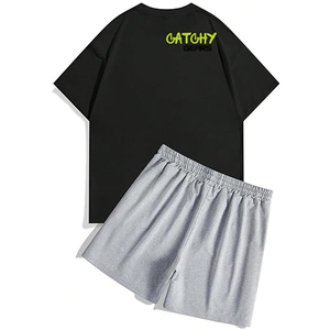 Conjunto de Camisetas de Punto Estampadas para Hombre, Camisetas Casuales de Algodón, Paquete Combinado, Manga Corta, Ropa Urbana, Proveedor Mayorista - Product Image 5