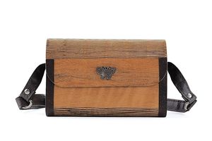 Stylish Wooden Clutch Purse Budget Friendly Handmade <b>Women</b> Bag for Party Wedding Evening and Special Use - Product Image 2