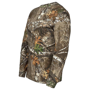 เสื้อยืดแขนยาวลายพราง Realtree พรีเมียมสำหรับเด็กและเยาวชน เสื้อผ้าสำหรับล่าสัตว์และกิจกรรมกลางแจ้ง ขายส่งเสื้อผ้าลายพราง ชุดกีฬา รับผลิตแบบ OEM - Product Image 3