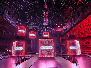 P62 6M 3D LED Matrix <strong>Stage</strong> <strong>Light</strong> RGB Colors DMX512/Sound-Activated Control IP65 Waterproof 615W Power for Night <strong>Stage</strong> <strong>Light</strong> <strong>Show</strong> - Product Image 1
