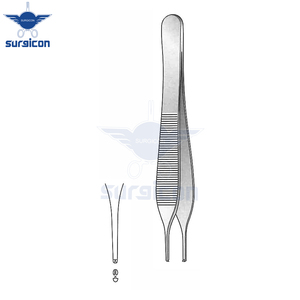 Pinzas de Disección Adson de 12 cm / 4-3/4 Pulgadas con Dientes 1:2, Pinzas Quirúrgicas de Acero Inoxidable para Disección de Tejidos, Cirugía General - Product Image 4