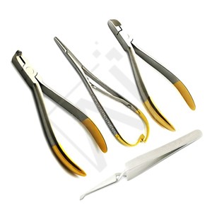 Accuram Dental Orthodontic Instrument Set Stainless Steel <b>Plier</b> Kit Wire Cutter Holder Tweezers Professional Dental Tools - Product Image 1
