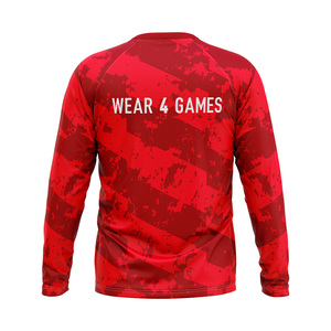 Camiseta de Yoga Personalizada para Hombre, Sin Costuras, Manga Larga, Elástica, Ligera, de Secado Rápido, Compresión Alta, para Gimnasio - Product Image 5