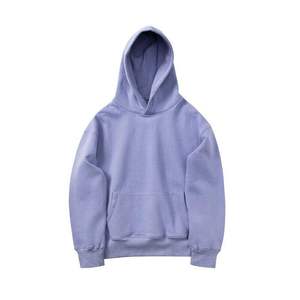 Sweat à capuche personnalisé en molleton 100% coton tricoté épais |   Streetwear Hip Hop surdimensionné |   Sweat à capuche vierge anti-boulochage pour commande en gros - Product Image 6