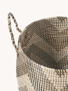 Natural Rattan Storage <b>Basket</b> With Handles Bowl Shape Rustic Multi-Purpose Decorative <b>Basket</b> for Home Organizing - Product Image 4