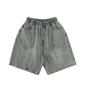 Shorts de Mezclilla para Hombre, Corte Boyfriend, Cintura Media, Casuales, Transpirables, para Verano - Product Image 2
