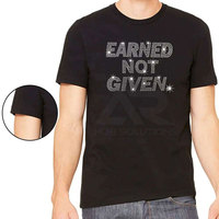 T-shirt en coton 100% avec strass, style tendance, vêtements de mode haut de gamme, design de logo personnalisé, prix de gros d'usine