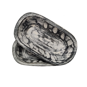 Antiguo gris 2024 Vintage de alta calidad hecho a mano de madera Rectangular tazón de masa pequeño portavelas diseño de linterna de Navidad - Product Image 1