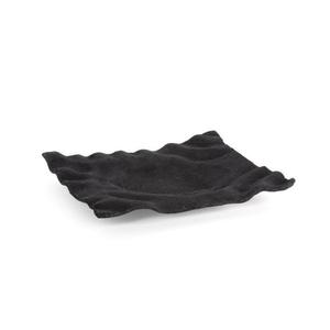 Plateau de service en métal de style américain avec poignées fantaisie, fournitures pour hôtels et restaurants, plateaux décoratifs, finition noire - Product Image 3