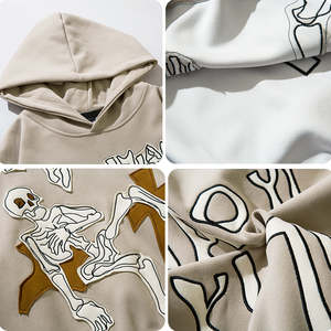 Sweat-shirts à capuche en polaire pour femmes, à la mode, couleur unie, manches longues, avec cordon de serrage, poches amples - Product Image 6