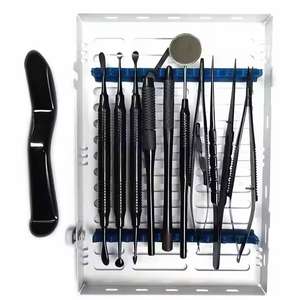 Kit Profesional de Instrumentos para Rellenos Dentales de Composite, 12 Piezas, Juego de Herramientas Restauradoras con Espejo, Pinzas y Espátula de Mezcla - Product Image 6