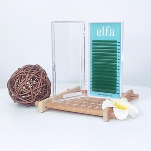 ผู้ผลิต ELFA เวียดนาม ขนตาปลอมคุณภาพสูง ทำด้วยมือจากเส้นใยธรรมชาติ HY LON FIBER แบบยาว ด้าน คลาสสิก ขนาด 0.03 0.5 มม. รับผลิตแบบ OEM/ODM - Product Image 4