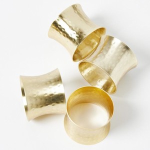 Wholesale Aluminum Napkin Rings for <b>Wedding</b> & Party Luxury Gold Eco-Friendly Best Quality Table Decor Napkin <b>Tissue</b> Holders - Product Image 4