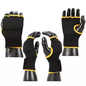 Gants de cyclisme en cuir de qualité supérieure pour activités sportives en extérieur, avec coussinets en gel, demi-doigts, antichoc, antidérapants, anti-humidité et anti-UV - Product Image 2