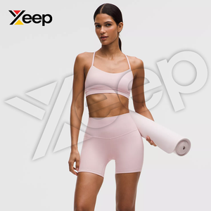 Sujetador Deportivo de Yoga para Mujer XEEP de Alta Calidad XC-SB-23, Simple, Transpirable, con Tirantes Ajustables, Almohadillas Extraíbles, Alta Sujeción, Secado Rápido - Product Image 3