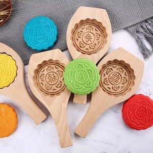 Molde de madera para galletas con forma de concha marina y estrella de mar, al mejor precio, moldes para decoración de pasteles, prensa de madera natural. - Product Image 6