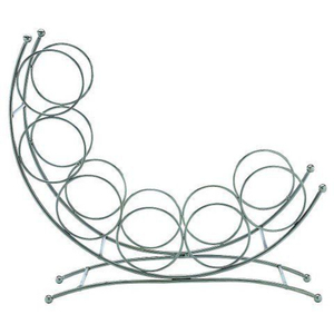 Modern Style Freestanding Galvanized Metal <b>Wine</b> <b>Rack</b> And Holder 12-Bottle Countertop <b>Wine</b> Storage Display Organizer For Home Bar - Product Image 3