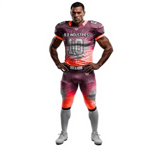 Camisetas de Fútbol Americano Personalizadas Premium, Tallas Grandes, Unisex, Mezcla de Spandex/Algodón, Manga Corta, Secado Rápido, Transpirables, para Verano - Product Image 2