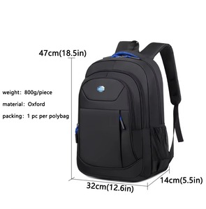 Nylon <b>Backpack</b> Large Capacity Multifunctional Unisex Softback Style With Zipper Closure <b>Water</b> <b>Resistant</b> Durable Bags Custom LOGO - Product Image 2